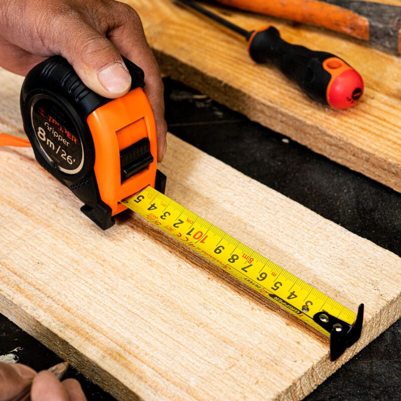 Flexómetro Gripper contra impactos 8 m cinta 25 mm, Truper - Imagen 5