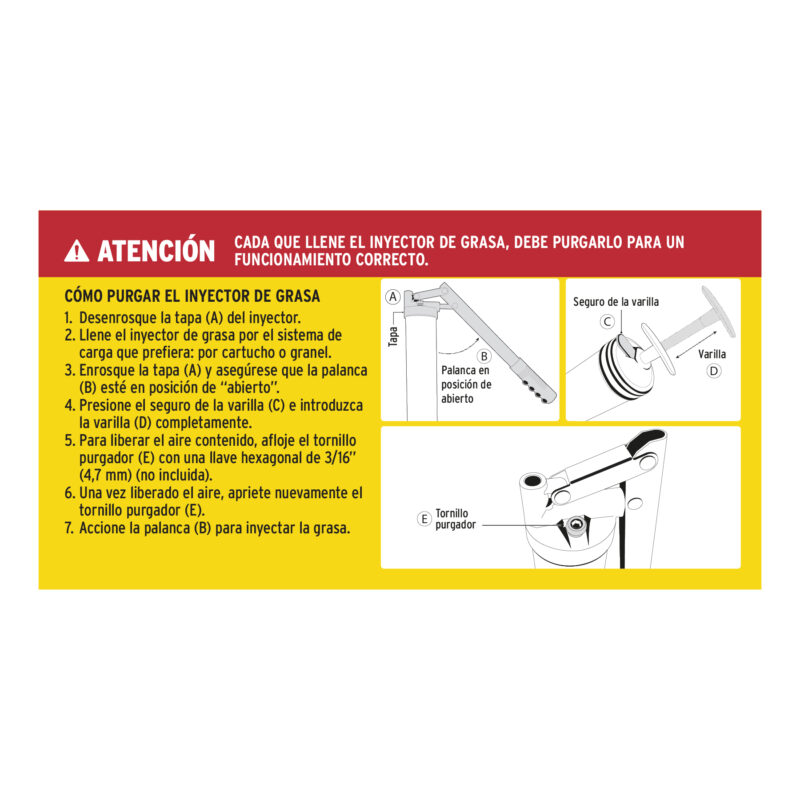 Inyectora de grasa 14 oz 10000 PSI - Imagen 5