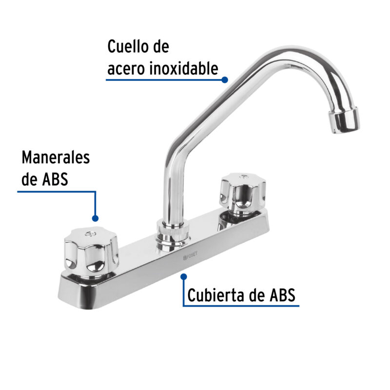 Mezcladora plástica 8 fregadero - Imagen 2