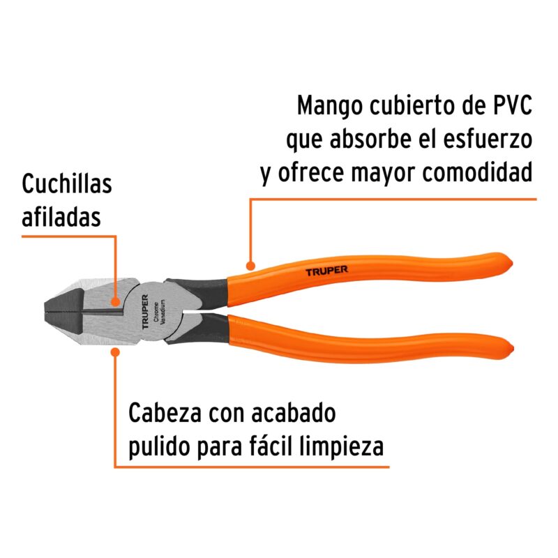 Pinza profesional para electricista 9 - Imagen 2