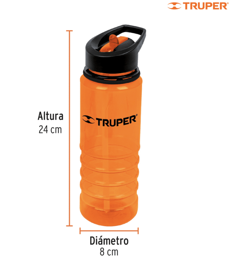 Botella para agua de 740 ml, Truper - Imagen 3